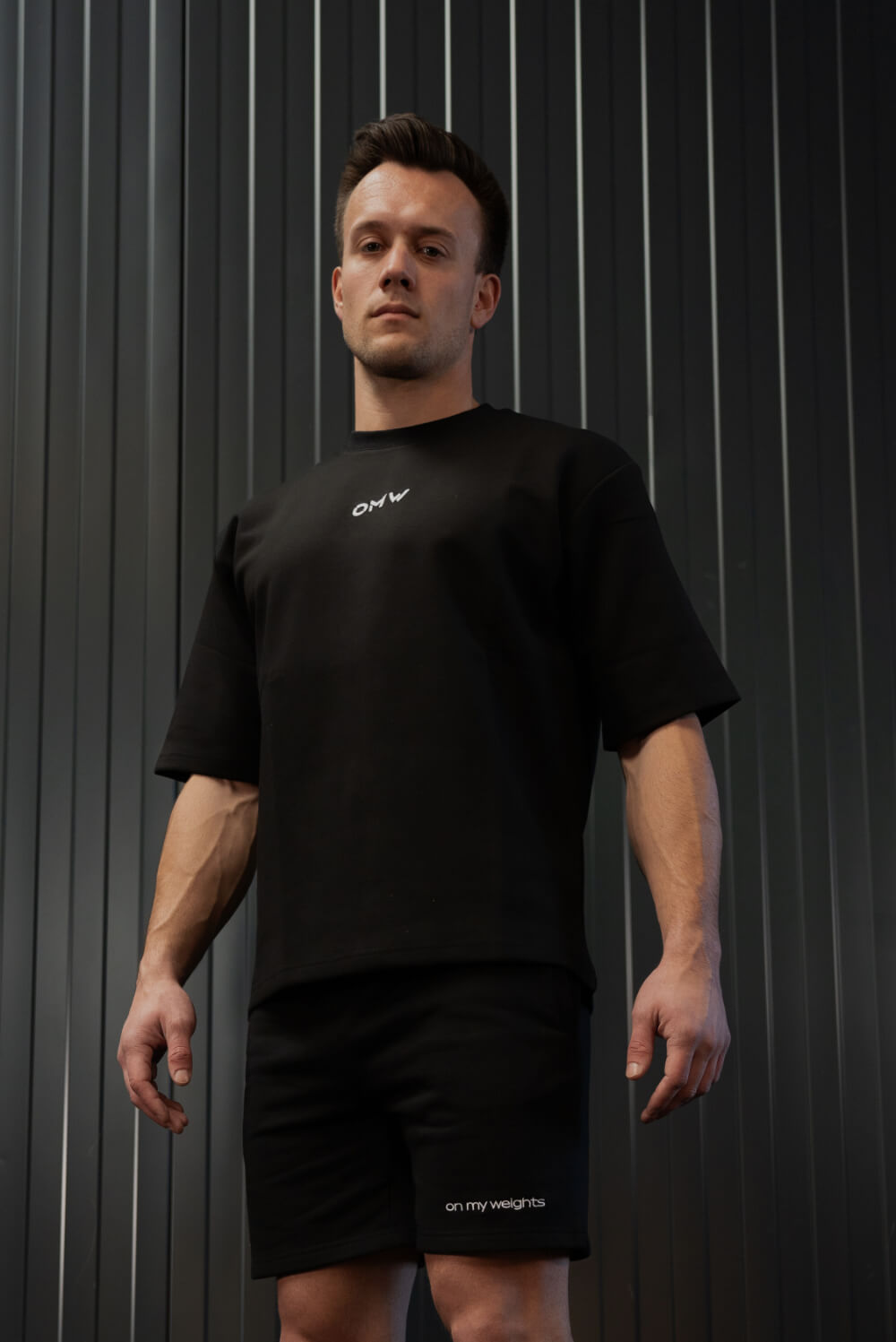 Crewneck T-Shirt Zwart