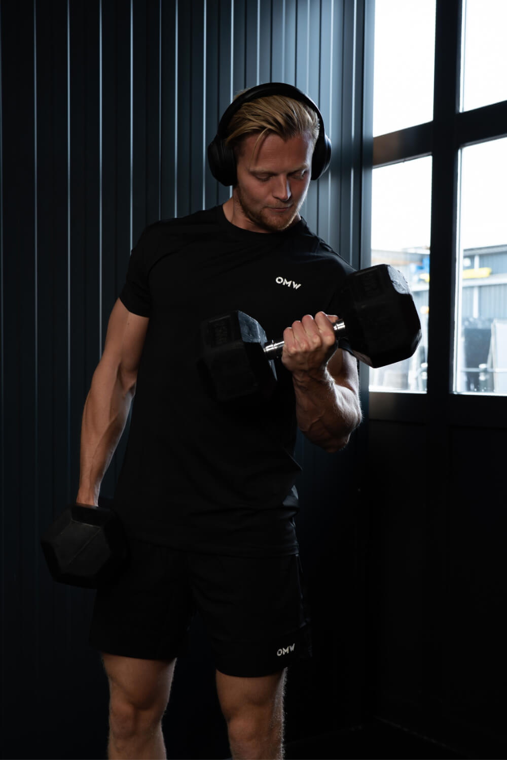 Polyester Tee Zwart